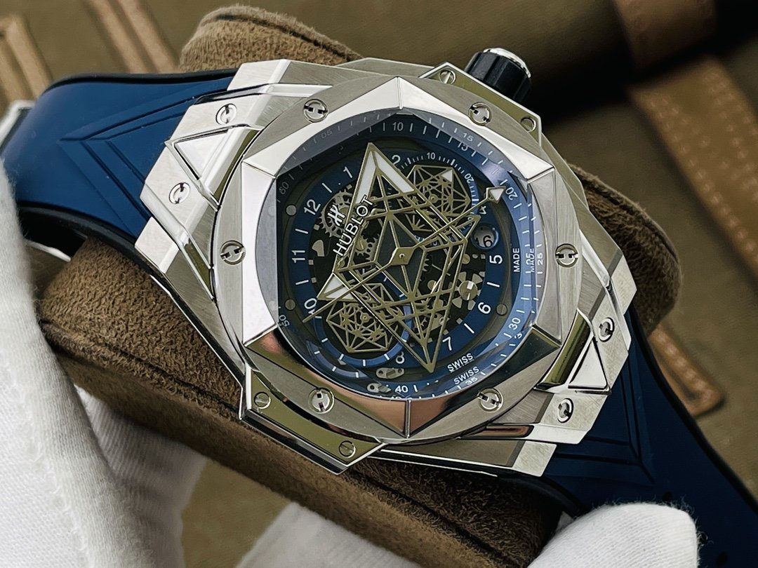 ĐỒNG HỒ CƠ NAM MÀU XANH HUBLOT BIG BANG SANG BLEU ll REPLICA 1:1 CAO CẤP 45MM ĐỒNG HỒ CƠ NAM MÀU XANH HUBLOT BIG BANG SANG BLEU ll REPLICA 1:1 CAO CẤP 45MM