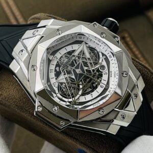 ĐỒNG HỒ NAM CƠ HUBLOT BIG BANG SANG BLEU II CHRONOGRAPH REPLICA 1:1 CAO CẤP 45MM