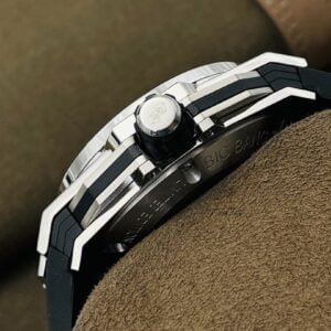 HUBLOT BIG BANG SANG BLEU II CHRONOGRAPH HIGH END WATCH REPLICAS WHITE DIAL BLACK RUBBER STRAP 45MM 2 ĐỒNG HỒ NAM CƠ HUBLOT BIG BANG SANG BLEU II CHRONOGRAPH REPLICA 1:1 CAO CẤP 45MM