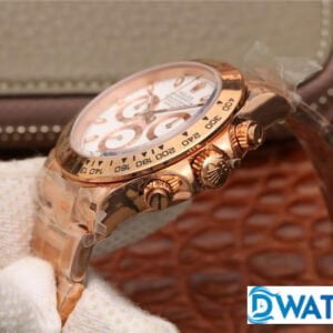 ĐỒNG HỒ NAM ROLEX DAYTONA MÀU ROSE GOLD REP CAO CẤP 40MM 3 ĐỒNG HỒ CƠ NAM 6 KIM MÀU ROSE GOLD ROLEX DAYTONA CHRONOGRAPH REP 1:1 CAO CẤP 40MM