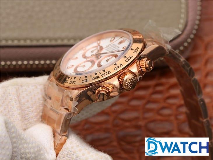 ĐỒNG HỒ CƠ NAM 6 KIM MÀU ROSE GOLD ROLEX DAYTONA CHRONOGRAPH REP 1:1 CAO CẤP 40MM ĐỒNG HỒ CƠ NAM 6 KIM MÀU ROSE GOLD ROLEX DAYTONA CHRONOGRAPH REP 1:1 CAO CẤP 40MM