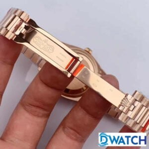 ĐỒNG HỒ NAM ROLEX DAY-DATE MÁY CƠ DÂY KIM LOẠI MÀU ROSE GOLD FAKE 36MM 6 ĐỒNG HỒ NAM MÁY CƠ DÂY KIM LOẠI ROLEX DAY-DATE MÀU ROSE GOLD REPLICA 1:1 CAO CẤP 36MM