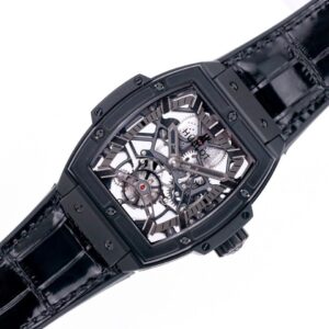 HUBLOT SPIRIT OF BIG BANG TOURBILON LUXURY REPLICA WATCHES ALL BLACK 45MM 1 ĐỒNG HỒ NAM HUBLOT SPIRIT OF BIG BANG TOURBILON REPLICA 1:1 CAO CẤP 45MM
