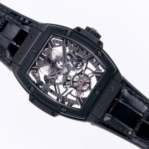 HUBLOT SPIRIT OF BIG BANG TOURBILON LUXURY REPLICA WATCHES ALL BLACK 45MM 2 ĐỒNG HỒ NAM HUBLOT SPIRIT OF BIG BANG TOURBILON REPLICA 1:1 CAO CẤP 45MM