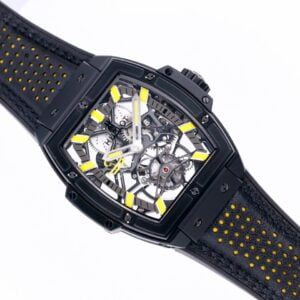 HUBLOT SPIRIT OF BIG BANG TOURBILON BEST REPLICA WATCHES ALL BLACK YELLOW HOURS 45MM 3 ĐỒNG HỒ NAM HUBLOT SPIRIT OF BIG BANG TOURBILON REP 1:1 CAO CẤP 45MM