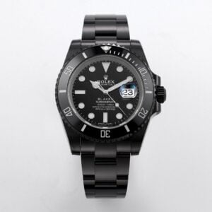 ĐỒNG HỒ NAM ROLEX SUBMARINER BLAKEN MÁY CƠ DÂY KIM LOẠI MÀU ĐEN 40MM 1 ĐỒNG HỒ ROLEX SUBMARINER BLAKEN NAM MÁY CƠ DÂY KIM LOẠI MÀU ĐEN REPLICA 1:1 CAO CẤP 40MM