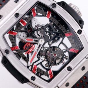HUBLOT SPIRIT OF BIG BANG TOURBILON GOOD IMITATION WATCHES TITANIUM CASE RED HOURS 45MM 3 ĐỒNG HỒ NAM HUBLOT SPIRIT OF BIG BANG TOURBILON JB FACTORY REP 1:1 CAO CẤP 45MM