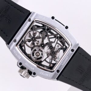 HUBLOT SPIRIT OF BIG BANG TOURBILON IMITATION WATCHES BLACK DIAL TITANIUM CASE RUBBER STRAP 45MM 6 ĐỒNG HỒ REPLICA 1:1 CAO CẤP HUBLOT SPIRIT OF BIG BANG TOURBILON 45MM