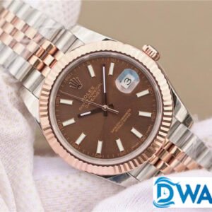 ĐỒNG HỒ NAM ROLEX DATEJUST 126331 MÀU NÂU CHOCOLATE FAKE CAO CẤP 41MM 2 ĐỒNG HỒ NAM ROLEX DATEJUST 126331 MÀU NÂU CHOCOLATE FAKE CAO CẤP 41MM