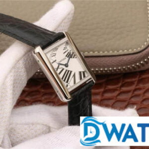 CARTIER TANK W5200018 REPLICA WATCHES STAINLESS STEEL LEATHER STRAP 33X27MM 3 ĐỒNG HỒ NỮ CARTIER TANK W5200018 MẶT SỐ CHỮ NHẬT SANG TRỌNG FAKE 11 33X27MM
