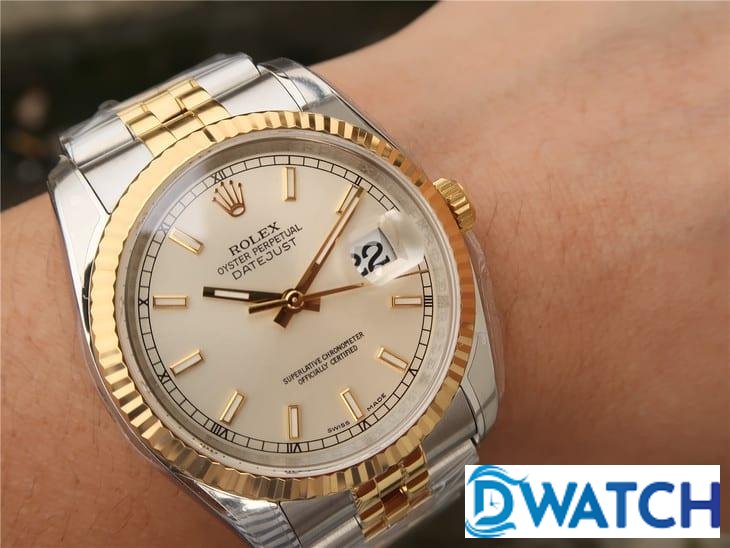 ĐỒNG HỒ NAM ROLEX DATEJUST 116234 VÀNG GOLD 3 KIM REPLICA CAO CẤP 36MM ĐỒNG HỒ NAM ROLEX DATEJUST 116234 VÀNG GOLD 3 KIM REPLICA CAO CẤP 36MM