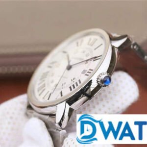 ĐỒNG HỒ NAM CARTIER W670101 CỔ ĐIỂN DÂY THÉP REPLICA CAO CẤP 42MM 2 ĐỒNG HỒ NAM CARTIER W670101 CỔ ĐIỂN DÂY THÉP REPLICA CAO CẤP 42MM