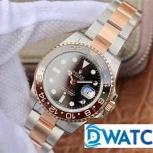 ĐỒNG HỒ NAM ROLEX GMT-MASTER ll MÁY CƠ MÀU DEMI EW FACTORY REP CAO CẤP 40MM 1 ĐỒNG HỒ NAM MÁY CƠ MÀU DEMI ROLEX GMT-MASTER ll EW FACTORY REP 1:1 CAO CẤP 40MM