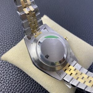 ROLEX DATEJUST COPIES WATCHES TWO TONE BLACK DIAL INDEX HOURS VS FACTORY 41MM 6 ĐỒNG HỒ ROLEX DATEJUST NAM DÂY KIM LOẠI MẶT ĐEN VS FACTORY REP 1:1 CAO CẤP 41MM