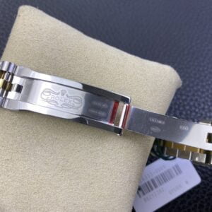 ROLEX DATEJUST COPIES WATCHES TWO TONE BLACK DIAL INDEX HOURS VS FACTORY 41MM 5 ĐỒNG HỒ ROLEX DATEJUST NAM DÂY KIM LOẠI MẶT ĐEN VS FACTORY REP 1:1 CAO CẤP 41MM