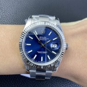 ĐỒNG HỒ NAM ROLEX DATEJUST DÂY KIM LOẠI MẶT XANH VS FACTORY REPLICA 1:1 41MM 7 ĐỒNG HỒ ROLEX DATEJUST NAM DÂY KIM LOẠI MẶT XANH VS FACTORY REP 1:1 41MM
