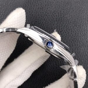 ROLEX DATEJUST COPIES WATCHES GREY DIAL OYSTER STRAP INDEX HOURS VS FACTORY 41MM 3 ĐỒNG HỒ NAM DÂY KIM LOẠI ROLEX DATEJUST VS FACTORY REP 1:1 CAO CẤP 41MM