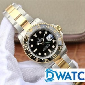ĐỒNG HỒ CƠ NAM 4 KIM MÀU DEMI ROLEX GMT-MASTER ll EW FACTORY REP 1:1 40MM 1 ĐỒNG HỒ CƠ NAM 4 KIM MÀU DEMI ROLEX GMT-MASTER ll EW FACTORY REP 1:1 CAO CẤP 40MM