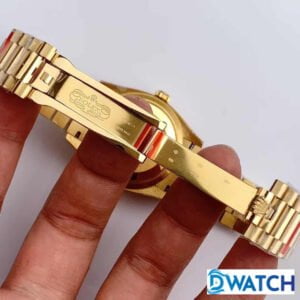 ĐỒNG HỒ NAM ROLEX DAY-DATE MÁY CƠ DÂY KIM LOẠI MÀU GOLD REPLICA CAO CẤP 36MM 6 ĐỒNG HỒ ROLEX DAY-DATE NAM MÁY CƠ DÂY KIM LOẠI MÀU GOLD REPLICA 1:1 CAO CẤP 36MM