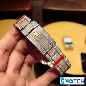 ĐỒNG HỒ NAM ROLEX DATEJUST CƠ ĐÍNH FULL ĐÁ MÀU DEMI CỌC SỐ DẠ QUANG REP 1:1 41MM 5 ĐỒNG HỒ ROLEX DATEJUST CƠ NAM ĐÍNH FULL ĐÁ MÀU DEMI CỌC SỐ DẠ QUANG REP 1:1 CAO CẤP 41MM