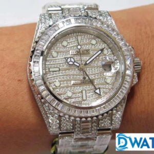 ĐỒNG HỒ NAM ROLEX GMT-MASTER ll MÁY CƠ ĐÍNH FULL ĐÁ TW FACTORY REPLICA CAO CẤP 40MM 7 ĐỒNG HỒ ROLEX GMT-MASTER ll NAM MÁY CƠ ĐÍNH FULL ĐÁ TW FACTORY REPLICA 1:1 CAO CẤP 40MM