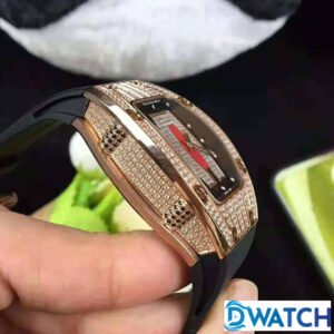 ĐỒNG HỒ NỮ RICHARD MILLE RM007 ĐÍNH ĐÁ MÀU VÀNG HỒNG FAKE 11 31X45MM 3 ĐỒNG HỒ NỮ RICHARD MILLE RM007 ĐÍNH ĐÁ MÀU VÀNG HỒNG FAKE 11 31X45MM