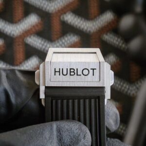 HUBLOT BIG BANG UNICO IMITATION WATCHES RHINESTONE CASE BLACK DIAL ONE CLICK STRAP 45,5MM 6 ĐỒNG HỒ CƠ NAM 5 KIM ĐÍNH FULL ĐÁ HUBLOT BIG BANG UNICO REPLICA 1:1 CAO CẤP 45,5MM