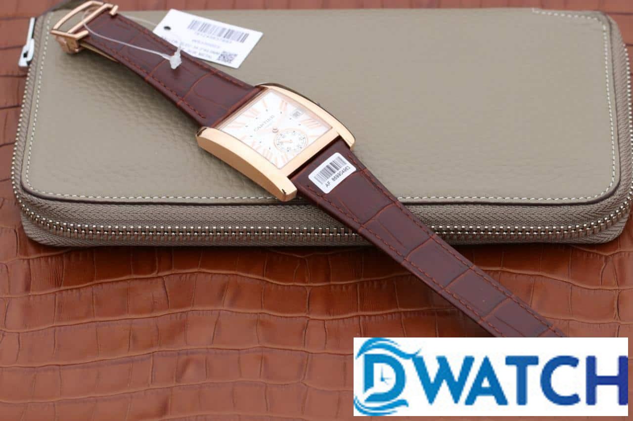 a49b35bb91aa936 ĐỒNG HỒ NỮ CARTIER " ANDY LAU " 3 KIM CỌC SỐ LA MÃ FAKE 11 34X44MM