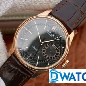 ĐỒNG HỒ NAM ROLEX CELLINI CƠ DÂY DA MẶT TRẮNG MKS FACTORY REPLICA CAO CẤP 39MM 2 ĐỒNG HỒ CƠ NAM DÂY DA MẶT TRẮNG ROLEX CELLINI MKS FACTORY REPLICA 1:1 CAO CẤP 39MM