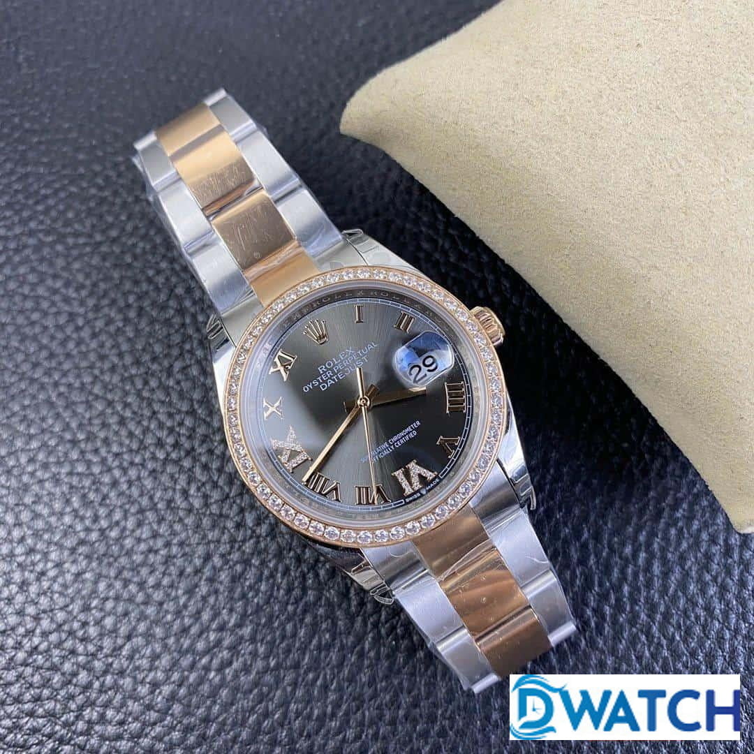ĐỒNG HỒ CƠ NAM ĐÍNH ĐÁ ROLEX DATEJUST EW FACTORY REPLICA 1:1 CAO CẤP 36MM ĐỒNG HỒ CƠ NAM ĐÍNH ĐÁ ROLEX DATEJUST EW FACTORY REPLICA 1:1 CAO CẤP 36MM