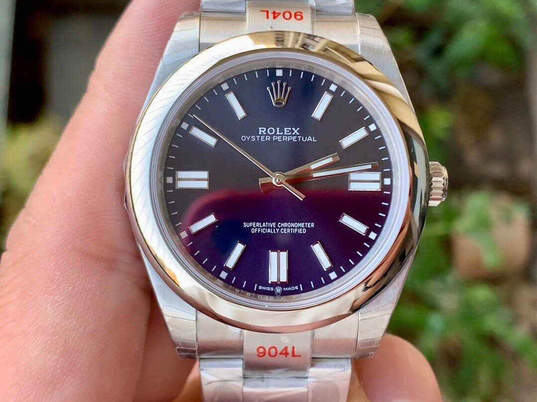 ĐỒNG HỒ ROLEX OYSTER PERPETUAL NAM MÁY CƠ DÂY KIM LOẠI 3 KIM CỌC SỐ DẠ QUANG REP 1:1 CAO CẤP 41MM ĐỒNG HỒ ROLEX OYSTER PERPETUAL NAM MÁY CƠ DÂY KIM LOẠI 3 KIM CỌC SỐ DẠ QUANG REP 1:1 CAO CẤP 41MM