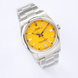 ĐỒNG HỒ NAM ROLEX OYSTER PERPETUAL MẶT VÀNG REPLICA CAO CẤP 36MM 1 ĐỒNG HỒ ROLEX OYSTER PERPETUAL NAM MẶT VÀNG REPLICA 1:1 CAO CẤP 36MM