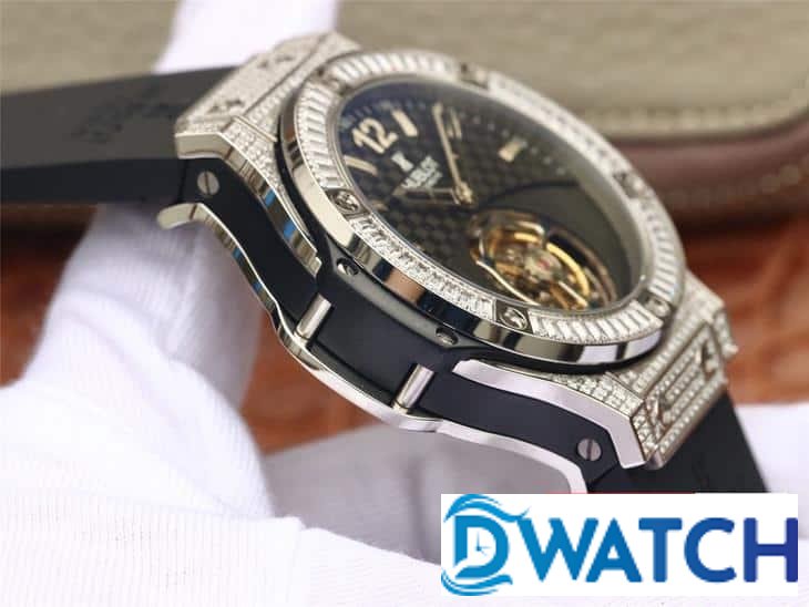 ĐỒNG HỒ NAM HUBLOT BIG BANG TOURBILLON ĐÍNH ĐÁ REPLICA 11 44MM ĐỒNG HỒ NAM HUBLOT BIG BANG TOURBILLON ĐÍNH ĐÁ REPLICA 11 44MM