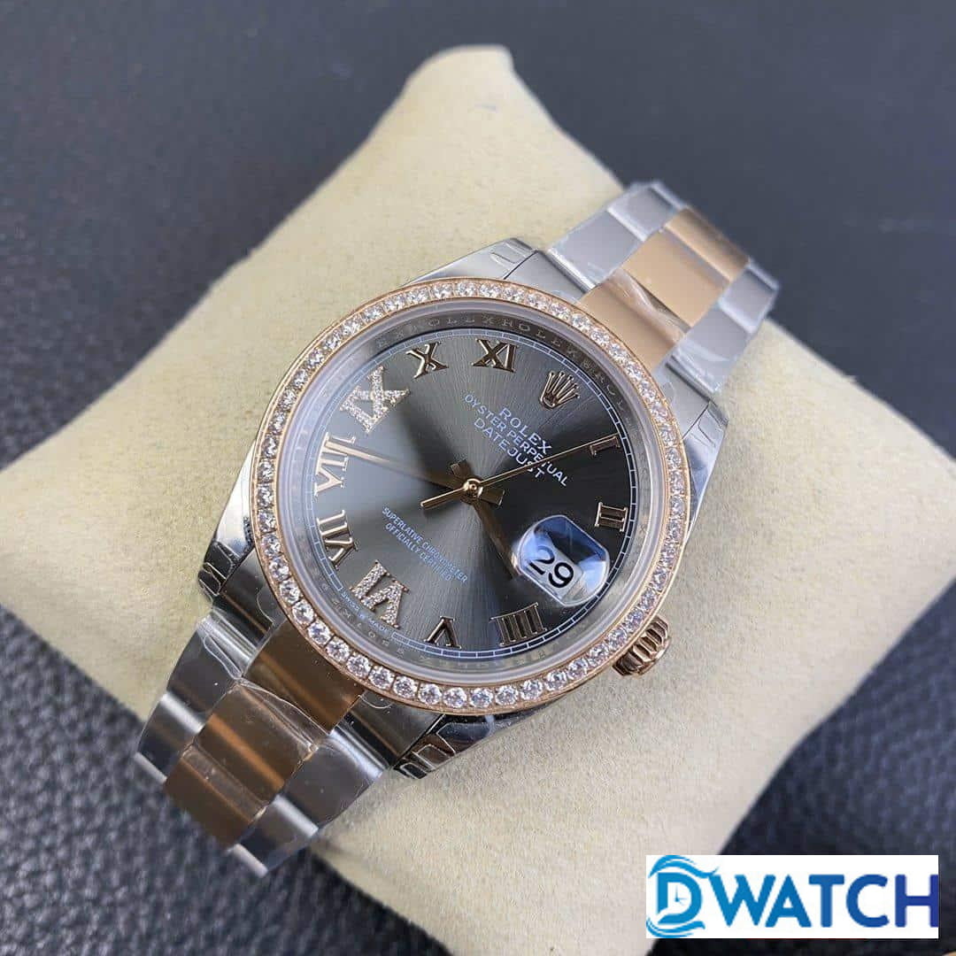 ĐỒNG HỒ CƠ NAM ĐÍNH ĐÁ ROLEX DATEJUST EW FACTORY REPLICA 1:1 CAO CẤP 36MM ĐỒNG HỒ CƠ NAM ĐÍNH ĐÁ ROLEX DATEJUST EW FACTORY REPLICA 1:1 CAO CẤP 36MM