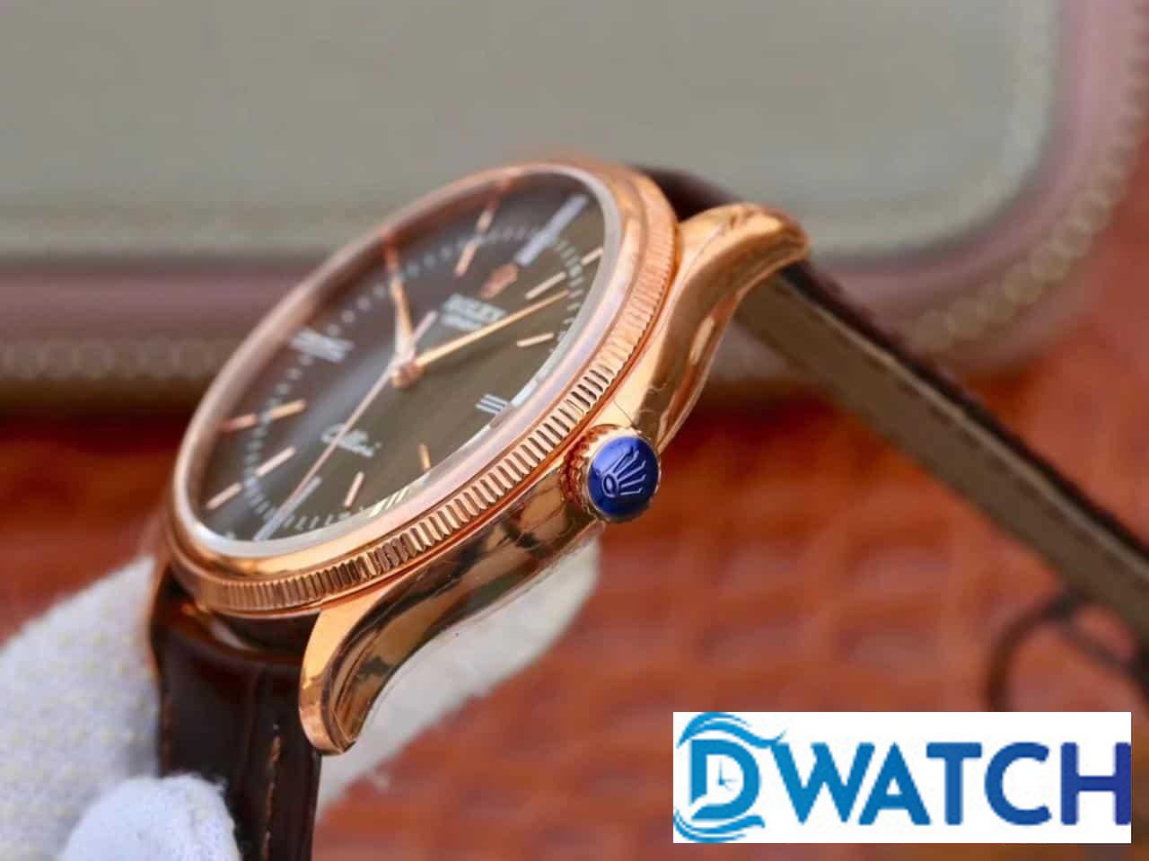 ĐỒNG HỒ CƠ NAM DÂY DA MẶT MÀU ĐEN ROLEX CELLINI REPLICA 1:1 CAO CẤP 39MM ĐỒNG HỒ CƠ NAM DÂY DA MẶT MÀU ĐEN ROLEX CELLINI REPLICA 1:1 CAO CẤP 39MM