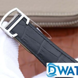 CARTIER TANK ANDY LAU BEST REPLICA WATCHES BLACK DIAL STAINLESS STEEL LEATHER STRAP 34X44MM 5 ĐỒNG HỒ NỮ CARTIER