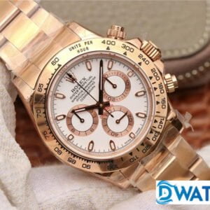 ĐỒNG HỒ NAM ROLEX DAYTONA MÀU ROSE GOLD REP CAO CẤP 40MM 1 ĐỒNG HỒ CƠ NAM 6 KIM MÀU ROSE GOLD ROLEX DAYTONA CHRONOGRAPH REP 1:1 CAO CẤP 40MM