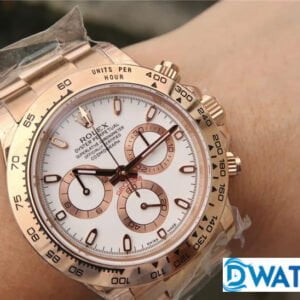 ĐỒNG HỒ NAM ROLEX DAYTONA MÀU ROSE GOLD REP CAO CẤP 40MM 7 ĐỒNG HỒ CƠ NAM 6 KIM MÀU ROSE GOLD ROLEX DAYTONA CHRONOGRAPH REP 1:1 CAO CẤP 40MM