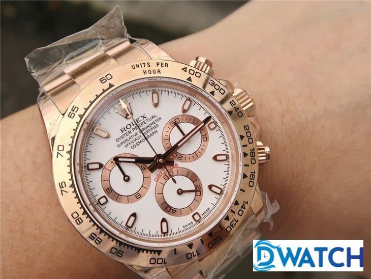 ĐỒNG HỒ CƠ NAM 6 KIM MÀU ROSE GOLD ROLEX DAYTONA CHRONOGRAPH REP 1:1 CAO CẤP 40MM ĐỒNG HỒ CƠ NAM 6 KIM MÀU ROSE GOLD ROLEX DAYTONA CHRONOGRAPH REP 1:1 CAO CẤP 40MM