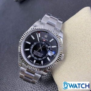 ĐỒNG HỒ NAM ROLEX SKY-DWELLER CƠ DÂY KIM LOẠI MẶT ĐEN REPLICA 1:1 42MM 1 ĐỒNG HỒ ROLEX SKY-DWALKER CƠ NAM DÂY KIM LOẠI MẶT ĐEN REPLICA 1:1 CAO CẤP 42MM