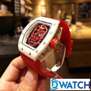 ĐỒNG HỒ NAM RICHARD MILLE RM052 MẶT ĐẦU LÂU DÂY CAO SU ĐỎ CÁ TÍNH FAKE 42,7MM 5 ĐỒNG HỒ NAM RICHARD MILLE RM052 MẶT ĐẦU LÂU DÂY CAO SU ĐỎ CÁ TÍNH FAKE 42,7MM