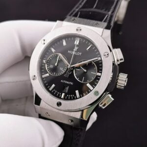 ĐỒNG HỒ NAM MÁY CƠ MÀU ĐEN HUBLOT CLASSIC FUSION CHRONOGRAPH REPLICA 1:1 45MM 2 ĐỒNG HỒ NAM MÁY CƠ MÀU ĐEN HUBLOT CLASSIC FUSION CHRONOGRAPH REPLICA 1:1 45MM