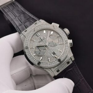 ĐỒNG HỒ HUBLOT CLASSIC FUSION CHRONOGRAPH NAM CƠ ĐÍNH FULL ĐÁ REPLICA 1:1 45MM 1 ĐỒNG HỒ HUBLOT CLASSIC FUSION CHRONOGRAPH NAM CƠ ĐÍNH FULL ĐÁ REPLICA 1:1 45MM