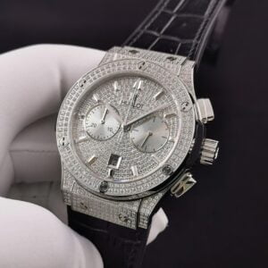 ĐỒNG HỒ HUBLOT CLASSIC FUSION CHRONOGRAPH NAM CƠ ĐÍNH FULL ĐÁ REPLICA 1:1 45MM 2 ĐỒNG HỒ HUBLOT CLASSIC FUSION CHRONOGRAPH NAM CƠ ĐÍNH FULL ĐÁ REPLICA 1:1 45MM