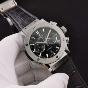 ĐỒNG HỒ NAM MÁY CƠ MÀU ĐEN HUBLOT CLASSIC FUSION CHRONOGRAPH REPLICA 1:1 45MM 1 ĐỒNG HỒ NAM MÁY CƠ MÀU ĐEN HUBLOT CLASSIC FUSION CHRONOGRAPH REPLICA 1:1 45MM