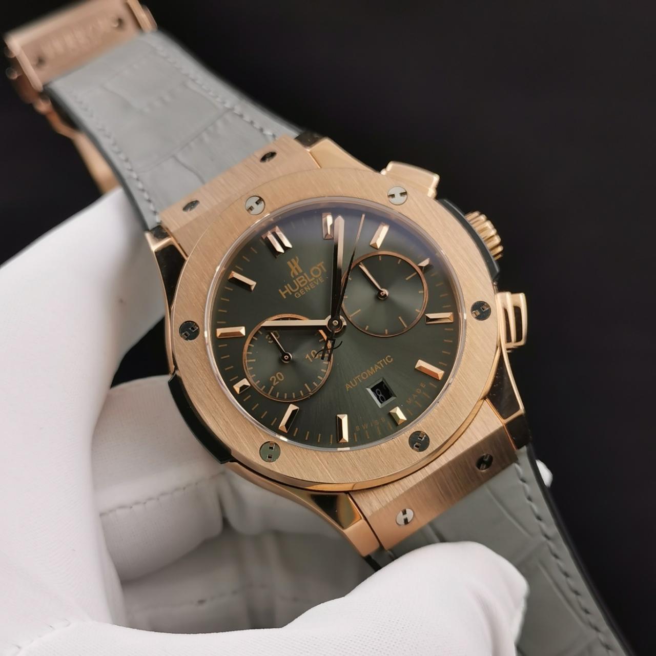 ĐỒNG HỒ CƠ NAM HUBLOT CLASSIC FUSION KING GOLD CHORONOGRAPH REP 1:1 CAO CẤP 45MM ĐỒNG HỒ CƠ NAM HUBLOT CLASSIC FUSION KING GOLD CHORONOGRAPH REP 1:1 CAO CẤP 45MM