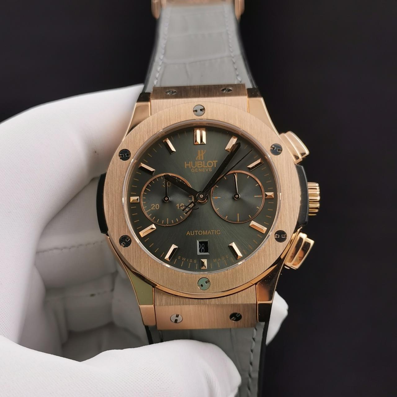 ĐỒNG HỒ CƠ NAM HUBLOT CLASSIC FUSION KING GOLD CHORONOGRAPH REP 1:1 CAO CẤP 45MM ĐỒNG HỒ CƠ NAM HUBLOT CLASSIC FUSION KING GOLD CHORONOGRAPH REP 1:1 CAO CẤP 45MM