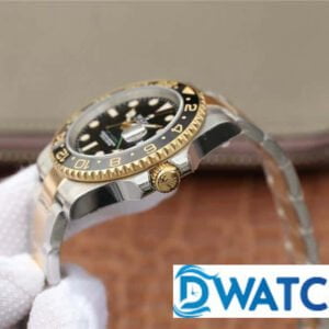 ĐỒNG HỒ CƠ NAM 4 KIM MÀU DEMI ROLEX GMT-MASTER ll EW FACTORY REP 1:1 40MM 3 ĐỒNG HỒ CƠ NAM 4 KIM MÀU DEMI ROLEX GMT-MASTER ll EW FACTORY REP 1:1 CAO CẤP 40MM