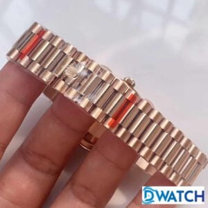 ĐỒNG HỒ NAM ROLEX DAY-DATE DÂY KIM LOẠI MÀU ROSE GOLD REPLICA 36MM 5 ĐỒNG HỒ CƠ NAM DÂY KIM LOẠI MÀU ROSE GOLD ROLEX DAY-DATE REPLICA 1:1 CAO CẤP 36MM