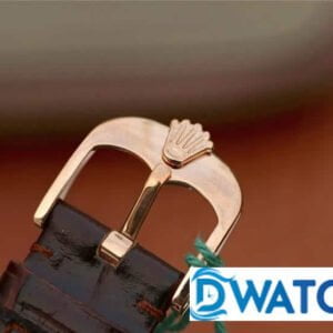 ĐỒNG HỒ NAM ROLEX CELLINI CƠ DÂY DA MẶT TRẮNG MKS FACTORY REPLICA CAO CẤP 39MM 5 ĐỒNG HỒ CƠ NAM DÂY DA MẶT TRẮNG ROLEX CELLINI MKS FACTORY REPLICA 1:1 CAO CẤP 39MM